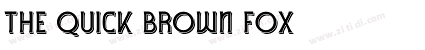 the quick brown fox字体转换 the quick brown fox字体转换